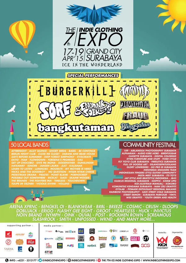 The 7th Indie Clothing Expo @foto: PT. Dyandra Promosind - KICK