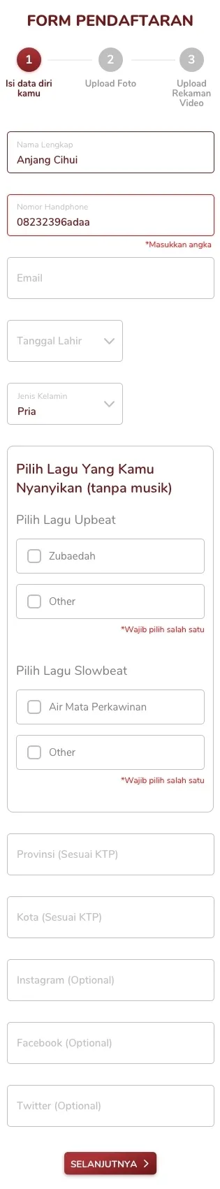 Audisi online LIDA 2020. (credit: Kapanlagi.com)