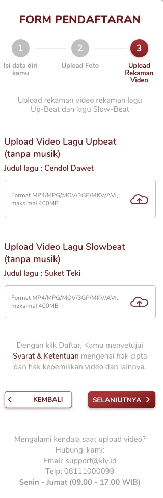 Audisi online LIDA 2020. (credit: Kapanlagi.com)