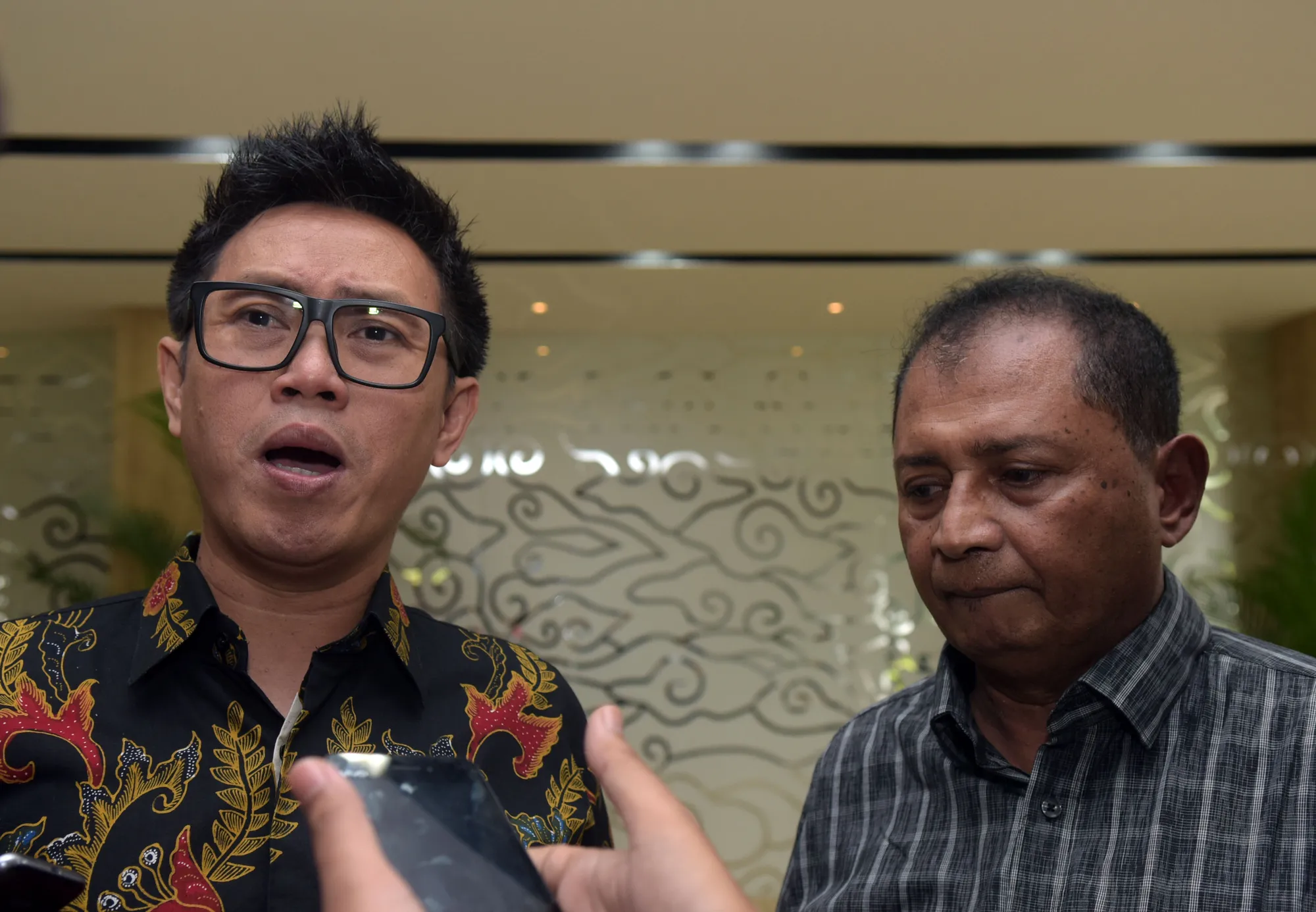 Eko Patrio & Kadir © Kapanlagi/Muhammad Akrom Sukarya