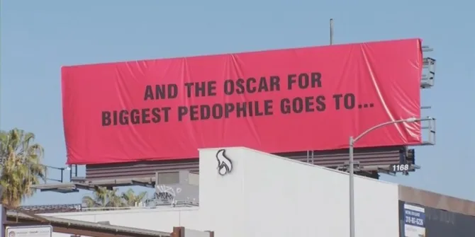 3 buah Billboard dengan tulisan yang kontroversial muncul beberapa hari sebelum digelarnya Oscar 2018.