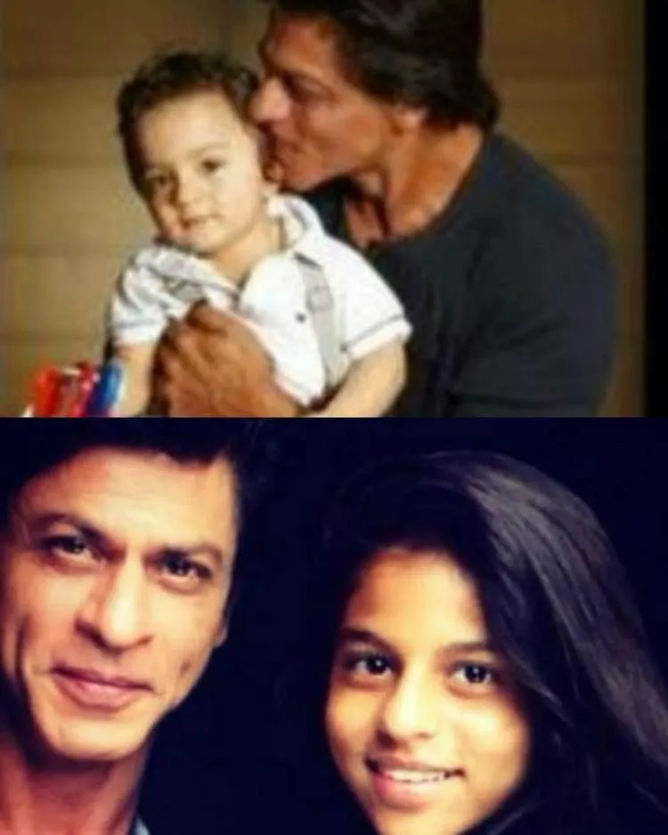 AbRam (atas) diajak main film, Suhana tidak. Tapi Shahrukh punya alasannya sendiri. @istimewa