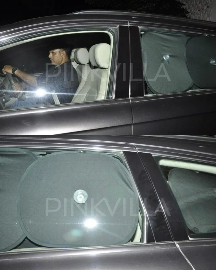 Katrina Kaif menutup jendela mobilnya dengan penutup seperti ini. @pinkvilla
