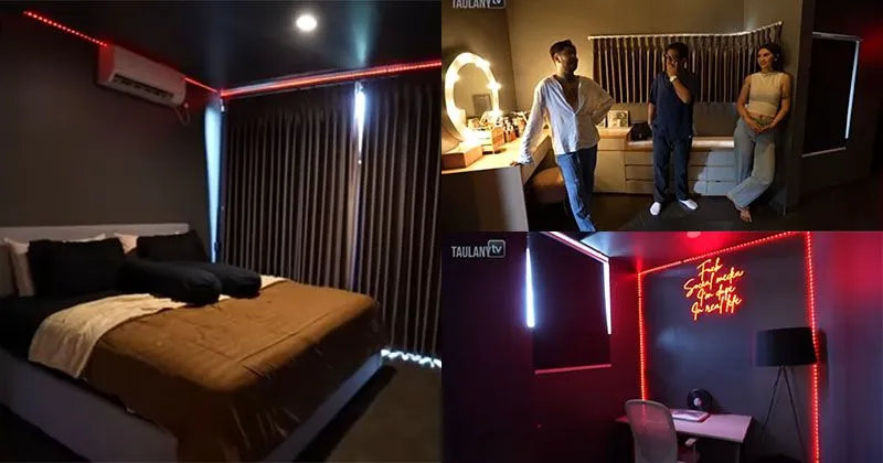 Kamar Onad dan Istri yang Didominasi Nuansa Gelap