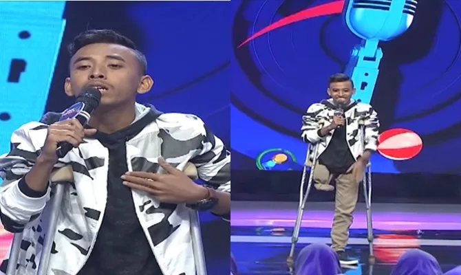 Anggi memang seorang difabel yang kocak.