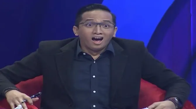 Ge Pamungkas sampai terkaget-kaget mendengar materi yang dibawakan oleh Anggi.