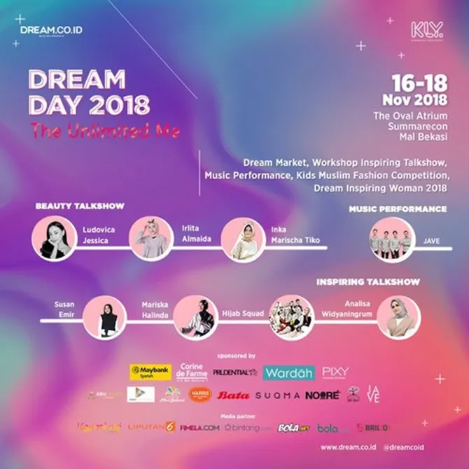 Tampak ingin mengulang kesuksesannya tahun lalu, tahun ini Dream Day kembali digelar pada 16-18 November 2018.