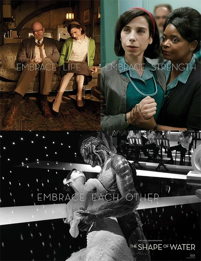 Jika saja THE SHAPE OF WATER ini menang, maka ia menggebrak strategi marketing film yang konvensional.