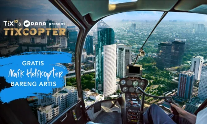 Dengan tajuk #TIXCopter, TIX ID dan DANA gelar kompetisi ini.
