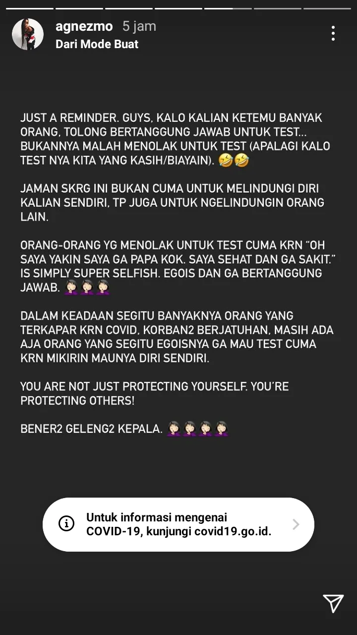 Tolong Bertanggung Jawab