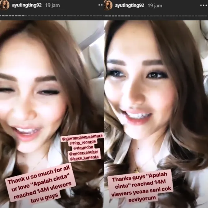 Ayu Ting Ting (Credit: Instagram/ayutingting92)