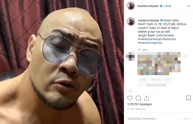 Deddy Corbuzier © instagram.com/mastercorbuzier