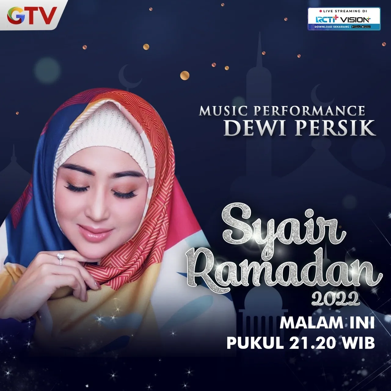 Dewi Perssik memeriahkan panggung Syair Ramadan 2022 (Credit: Istimewa)