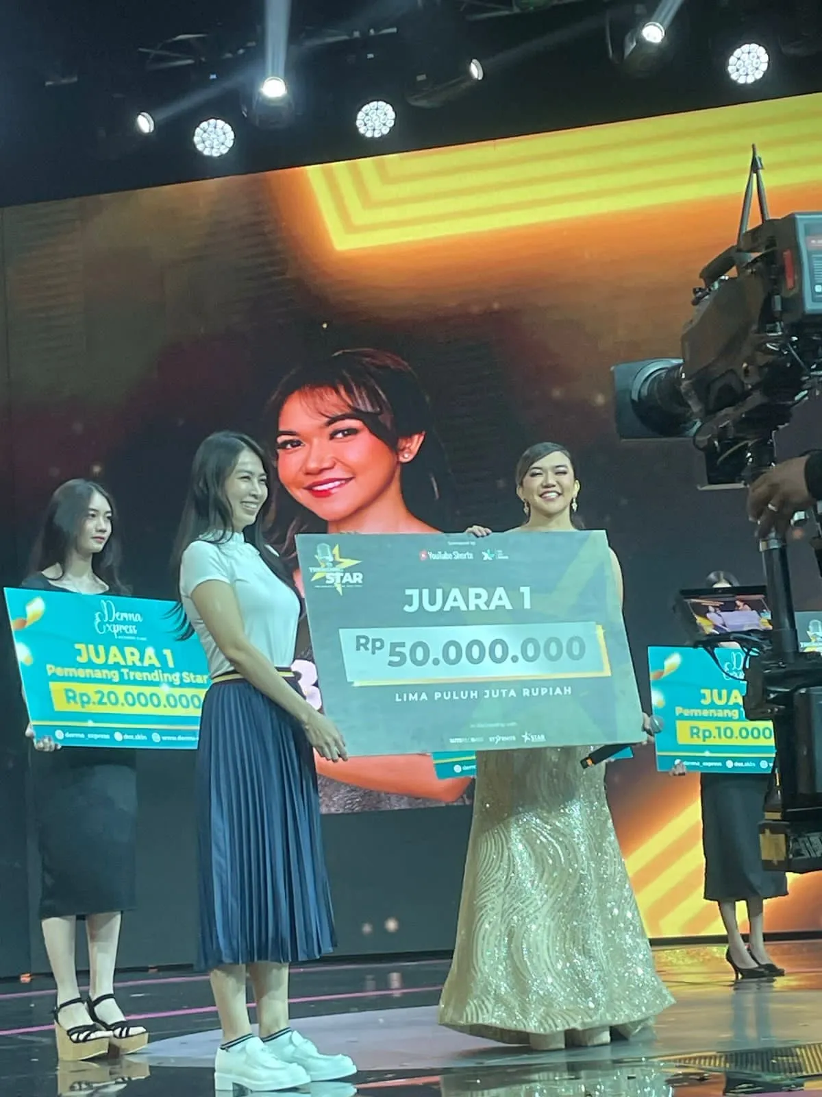 Febrina Fransisca Sukses Jadi Juara di Trending Star (Credit: Istimewa)