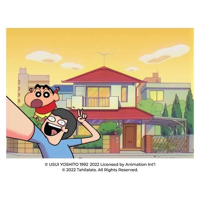 Ilustrator Tahilalats Umumkan Kolaborasi dengan Crayon Shinchan (Credit: instagram.com/shinchan.official.id)