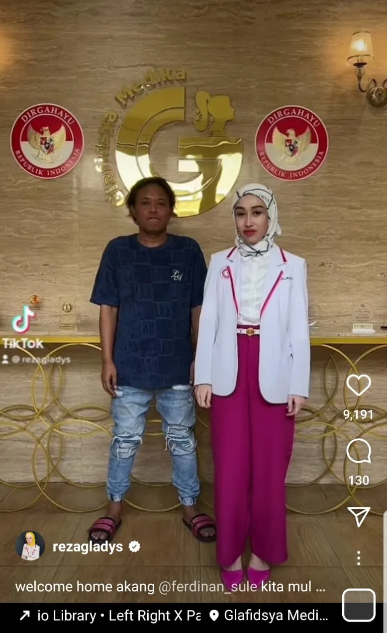 Nathalie Holscher dan Sule Masih Perawatan di Lokasi yang Sama (Credit: Istimewa)