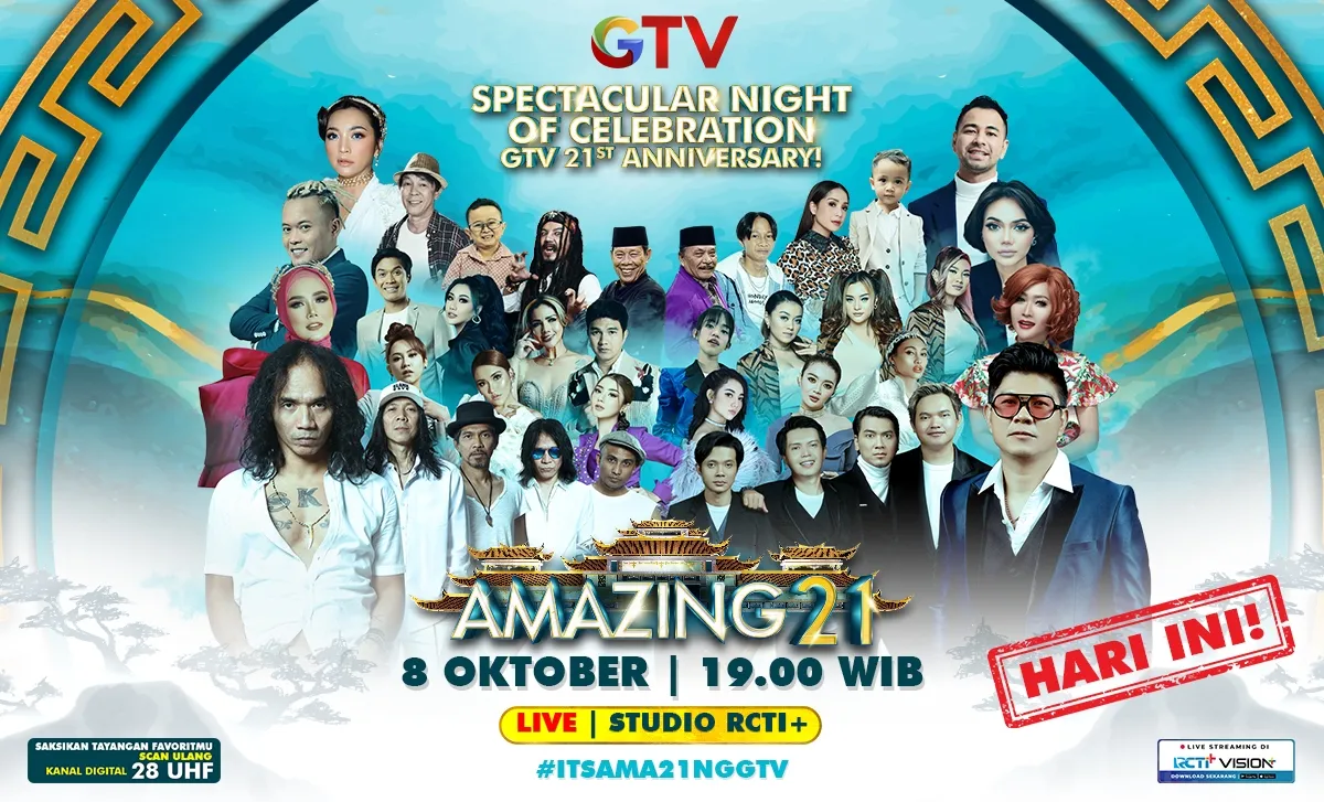 Sederet Artis Siap Meriahkan Panggung 'AMAZING 21' (Credit: Istimewa)