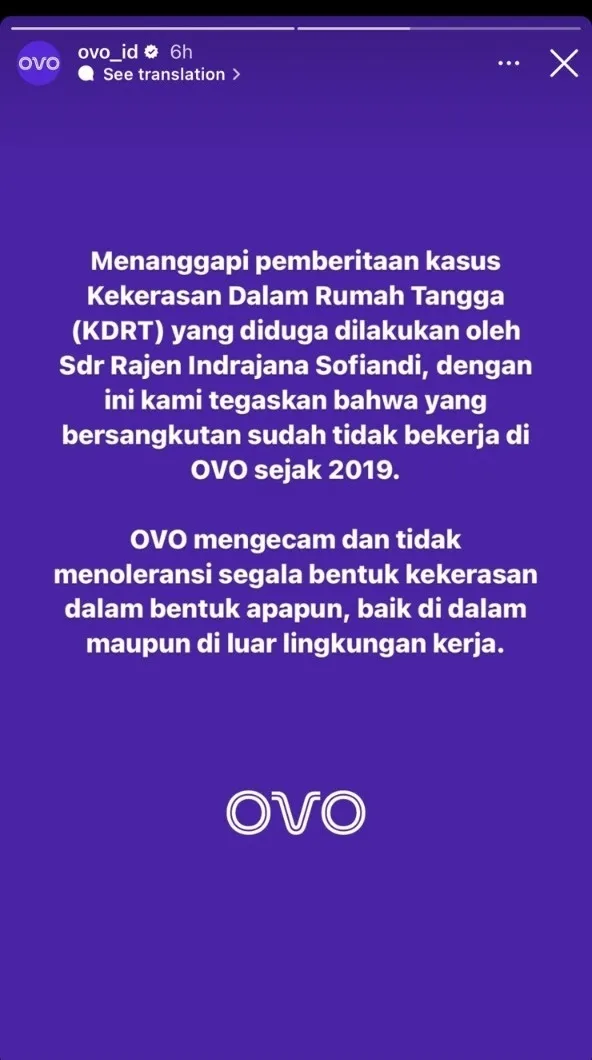 OVO dan Lazada Beri Klarifikasi © instagram.com/ovo_id