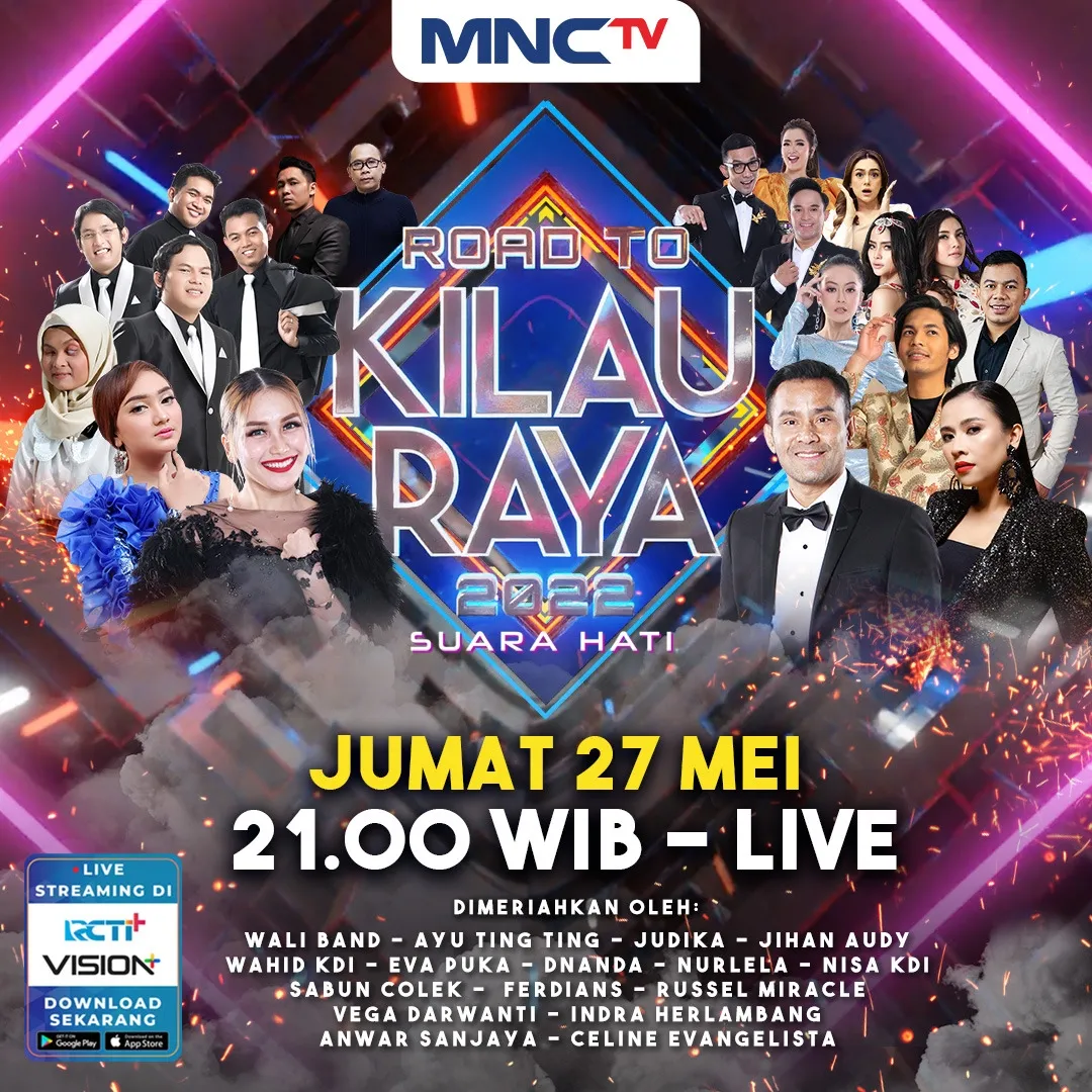 Road To Kilau Raya Hadirkan Ayu Ting Ting Hingga Judika (Credit: istimewa)