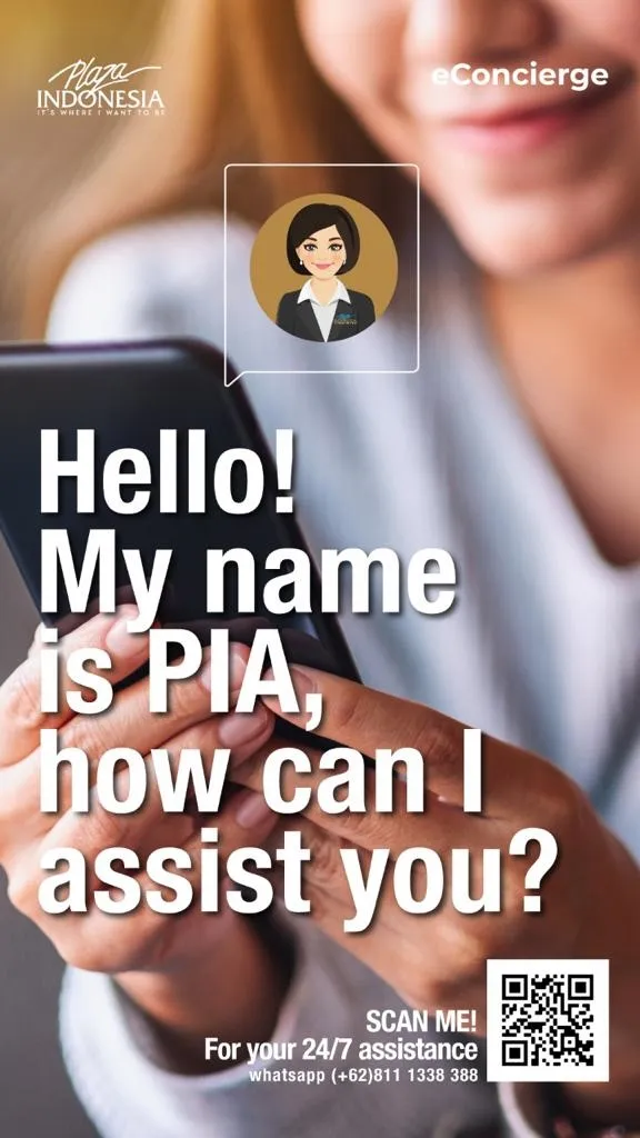 Plaza Indonesia Luncurkan Plaza Indonesia Assistant (PIA) (Credit: Istimewa)