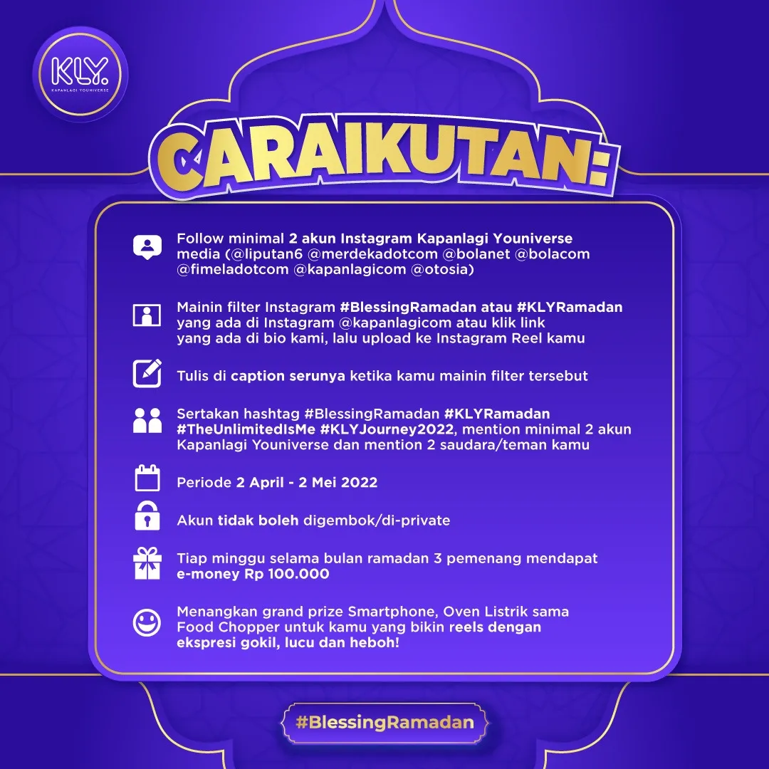 Meriahkan Ramadan dengan Ikutan Reels Challenge (Credit: Istimewa)