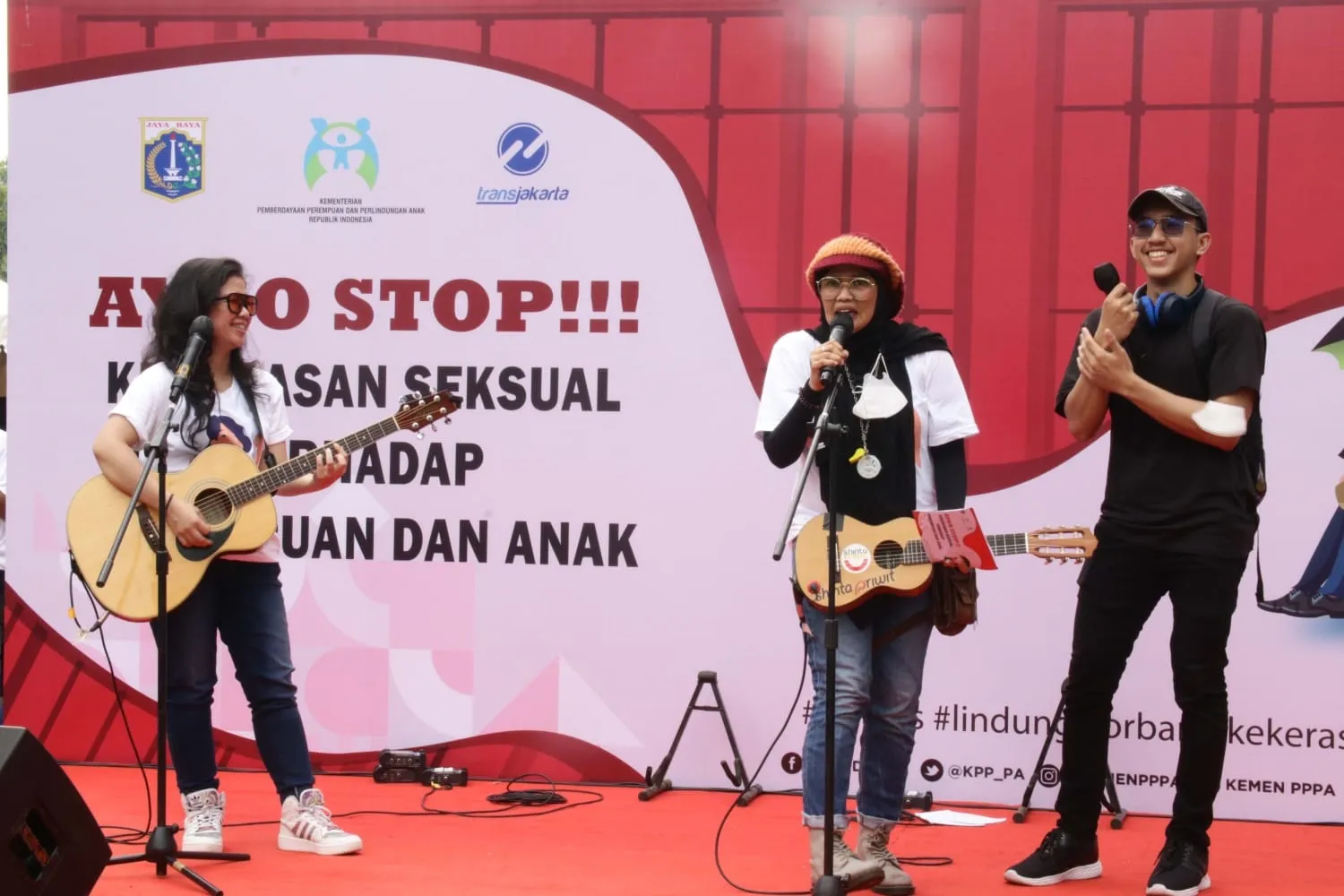 Penyanyi Shinta Priwit turut menyuarakan kampanye Dare to Speak Up (Credit: istimewa)