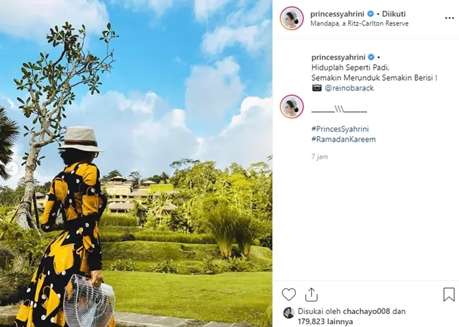 © instagram.com/princessyahrini