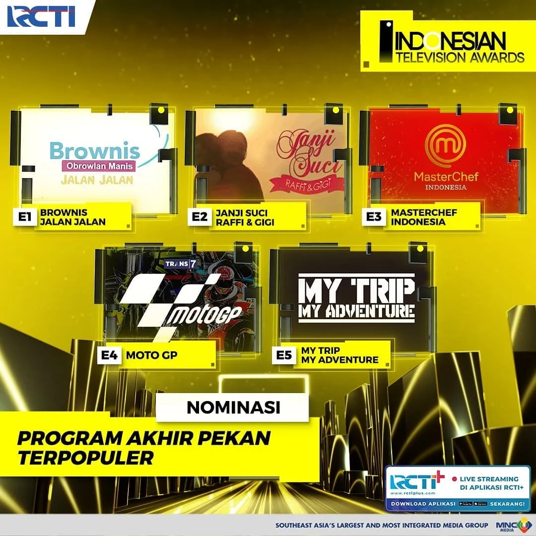 Indonesian Televesion Awards 2021 (Credit: Istimewa)