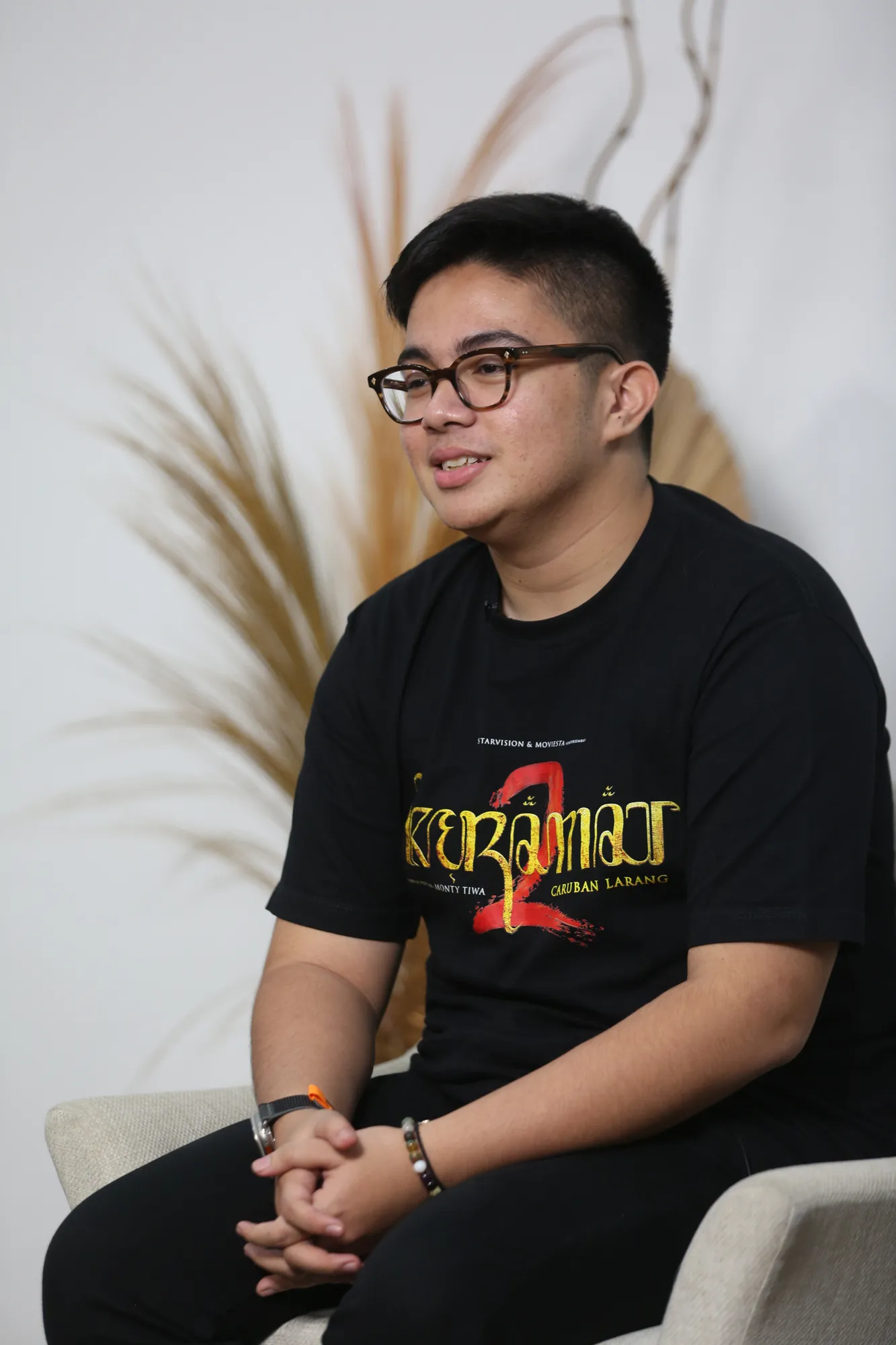 Umay Shahab merasakan vibrasi yang berbeda pada Piala Dunia tahun ini © KapanLagi.com/Budy Santoso