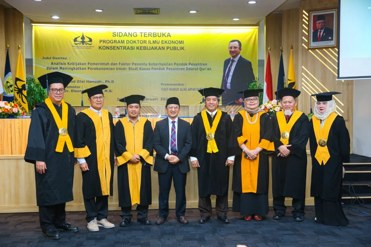 Yusuf Masur akhirnya resmi bergelar doktor (Credit: Istimewa)