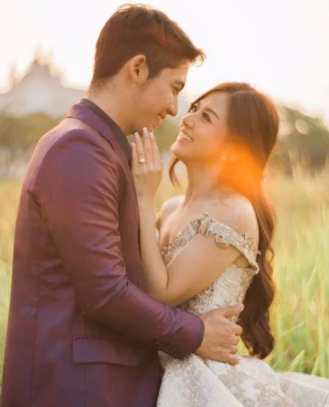 Samuel dan Franda galau soal bulan madu @ Instagram.com/frandaaa87