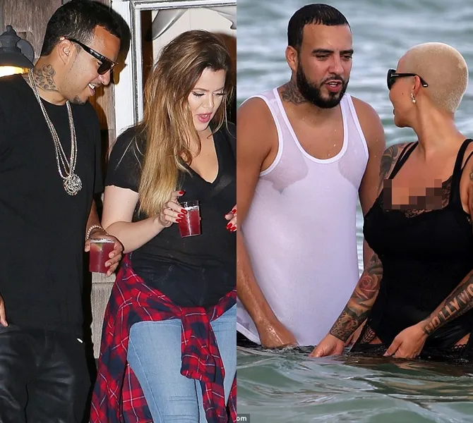 French & Khloe sempat pacaran, sebelum akhirnya dirumorkan dengan Amber Rose © Istimewa