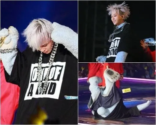 G-Dragon jadi teddy bear imut @allkpop