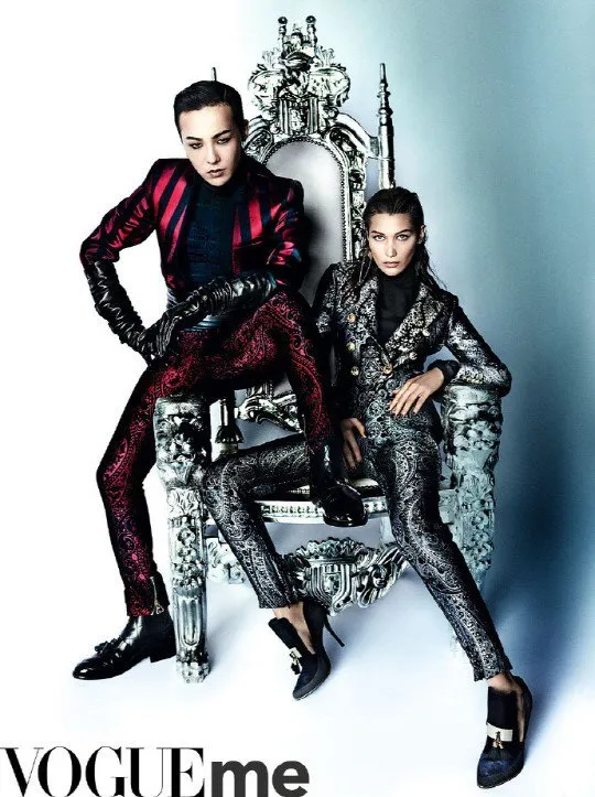 GD dan Bella bak raja ratu © Vogue China