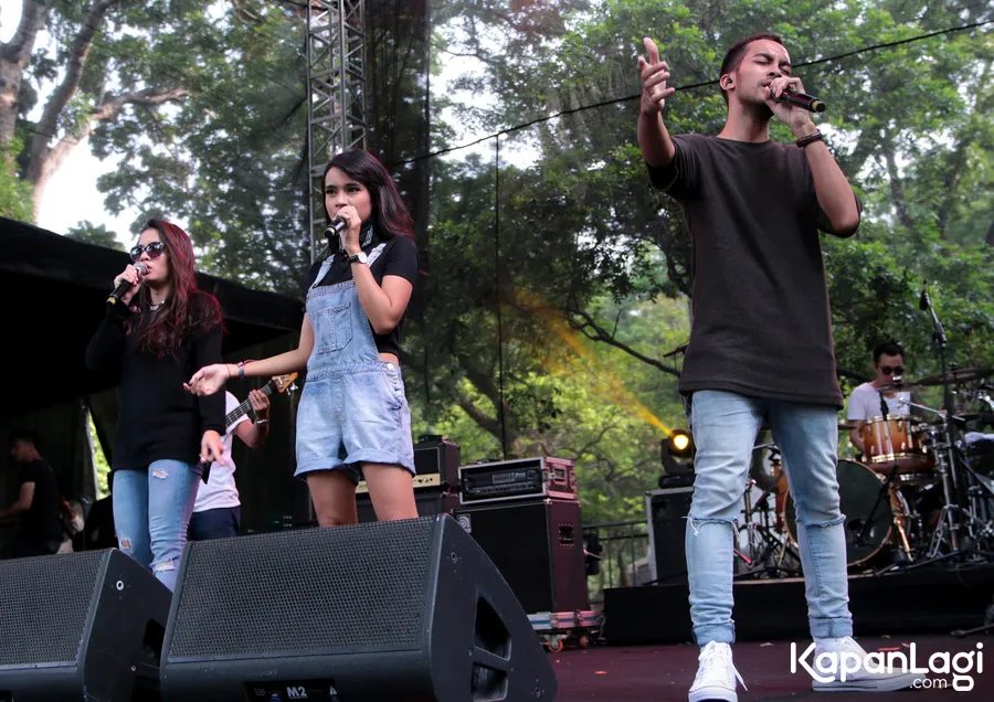 GAC senang aksi mereka dilihat Isyana Sarasvati @ KapanLagi.com/Muhammad Akrom Sukarya