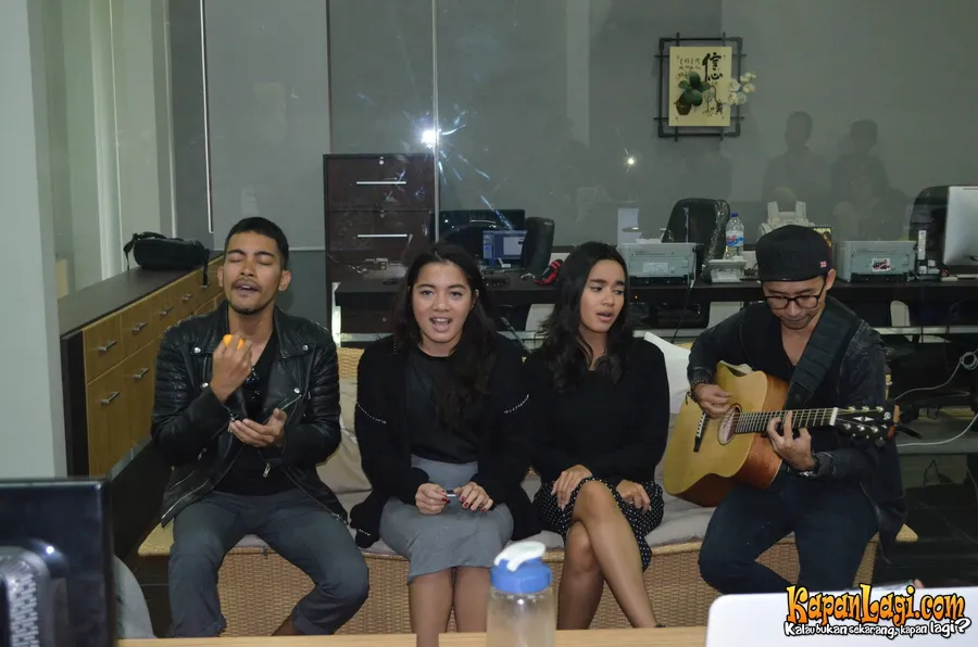GAC perform di kantor KapanLagi.com @kapanlagi.com