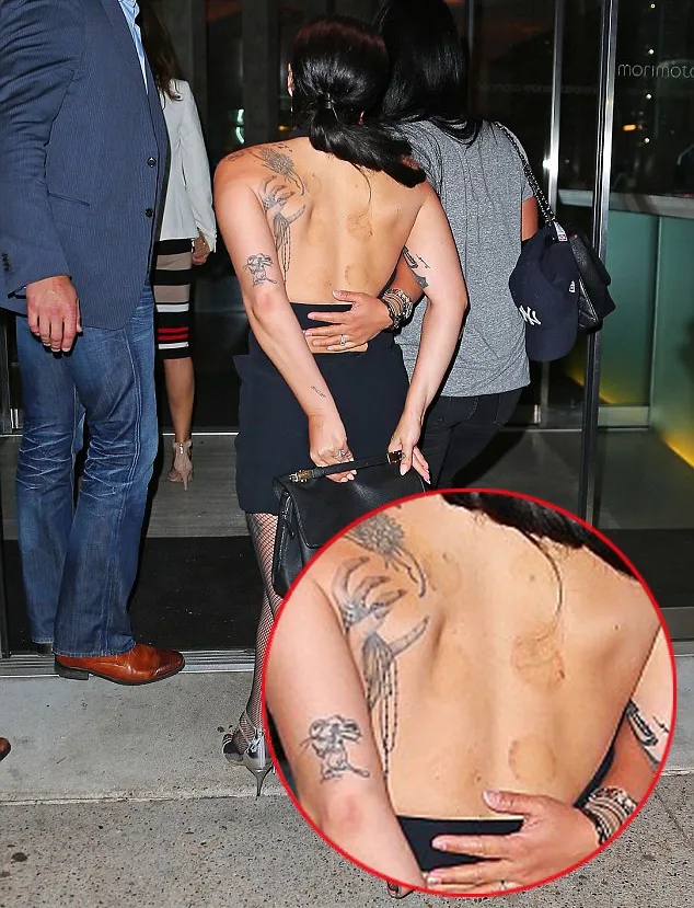 Inilah penampakan punggung Lady Gaga? ©splashnews.com