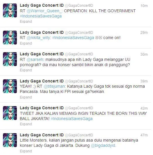 foto: @GagaConcertID