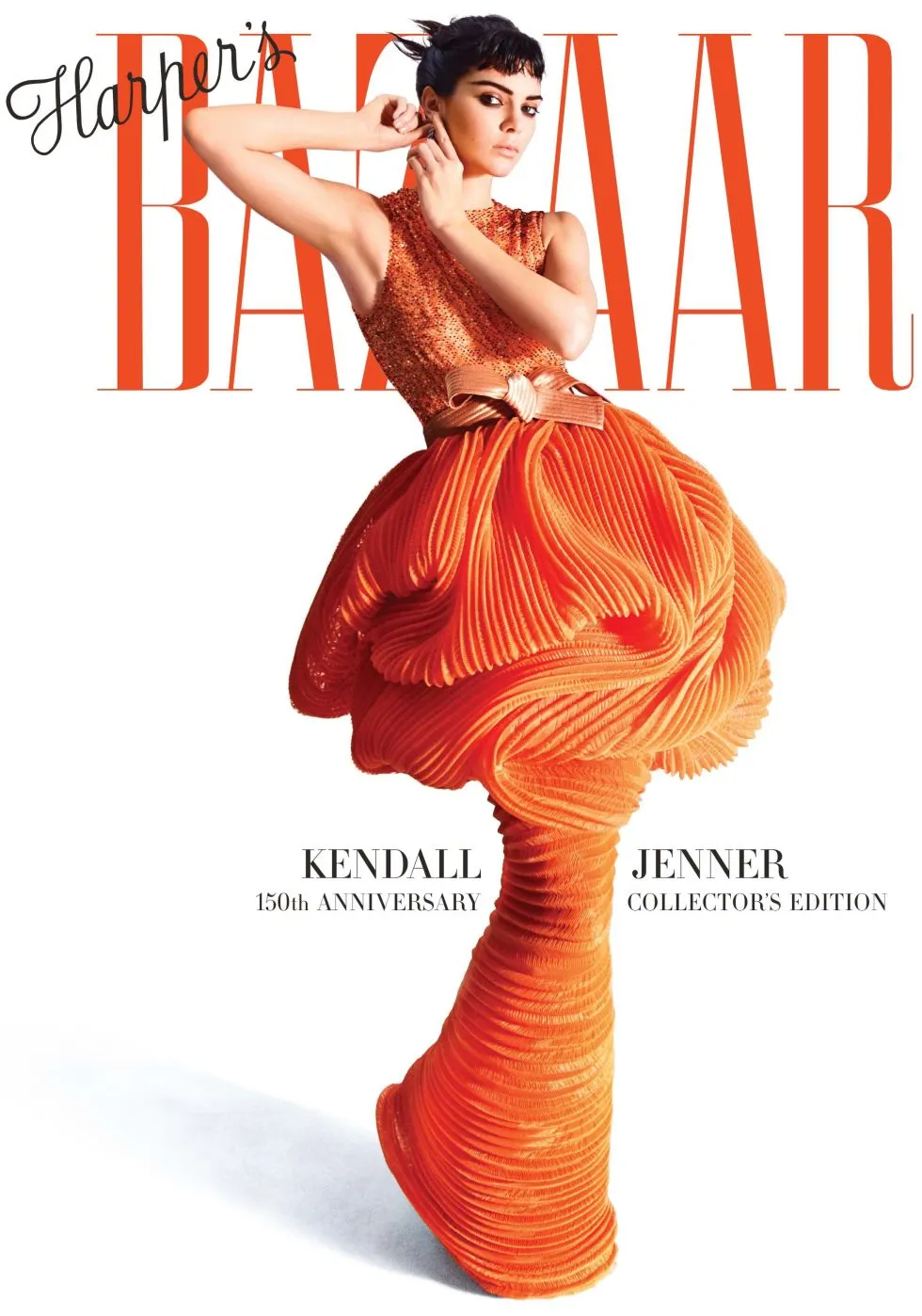 Berbagai pose Kendall tunjukkan dalam pemotretan ini © Harper's Bazaar