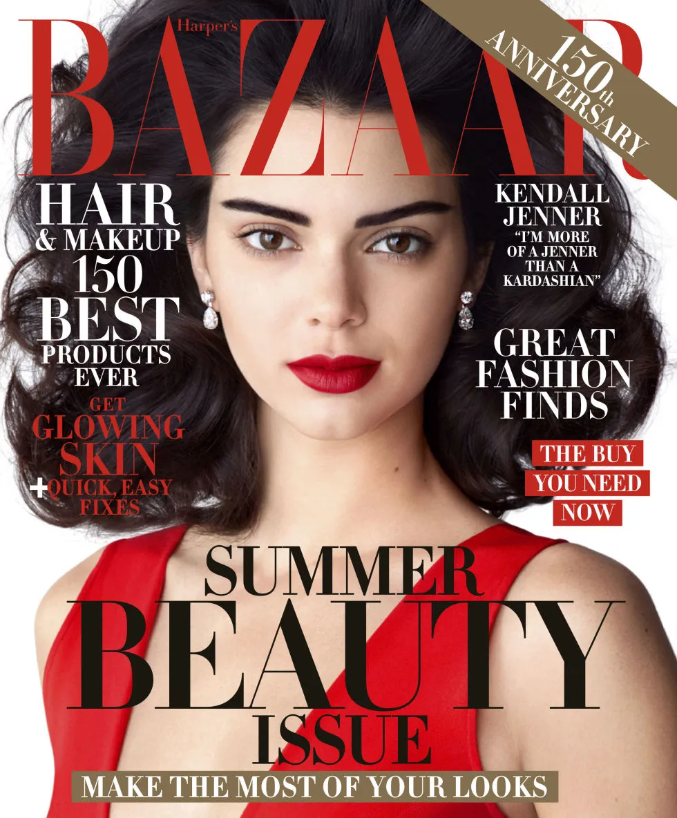 Penampilan Kendall Jenner di majalah Harper's Bazaar © Harper's Bazaar