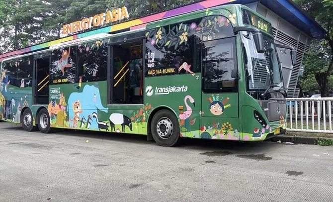 Tampilan baru transjakarta koridor 6 arah Ragunan (credit: instagram.com/jktinfo) 