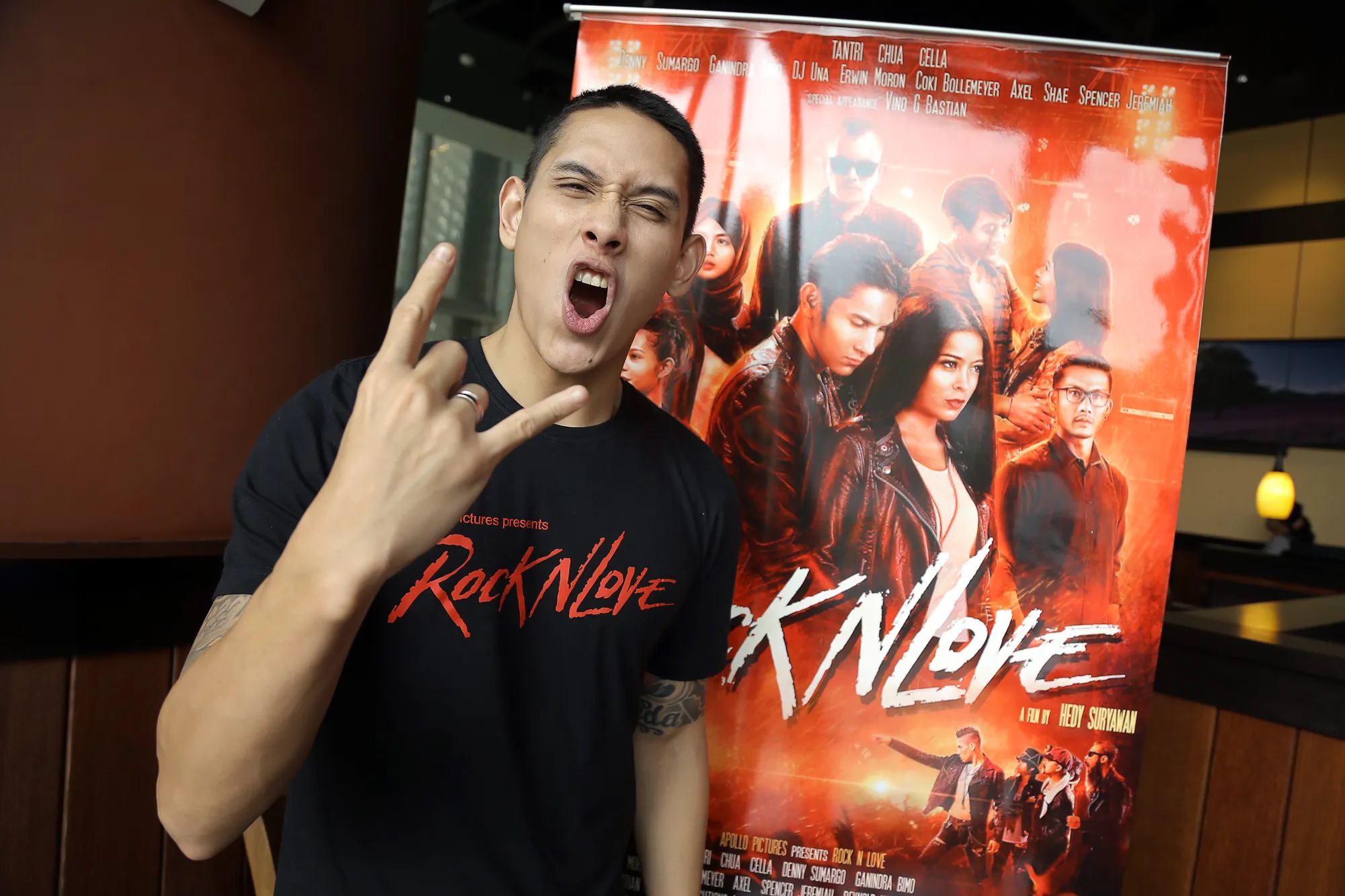 Ganindra Bimo optimis dengan film ROCK N LOVE © KapanLagi.com, fotografer: agus