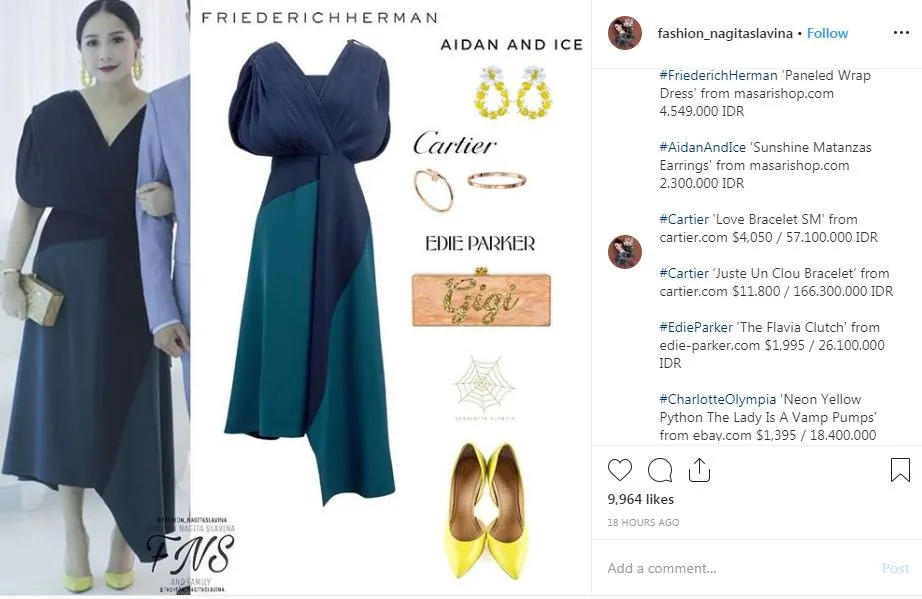 Credit: Instagram © fashion_nagitaslavina