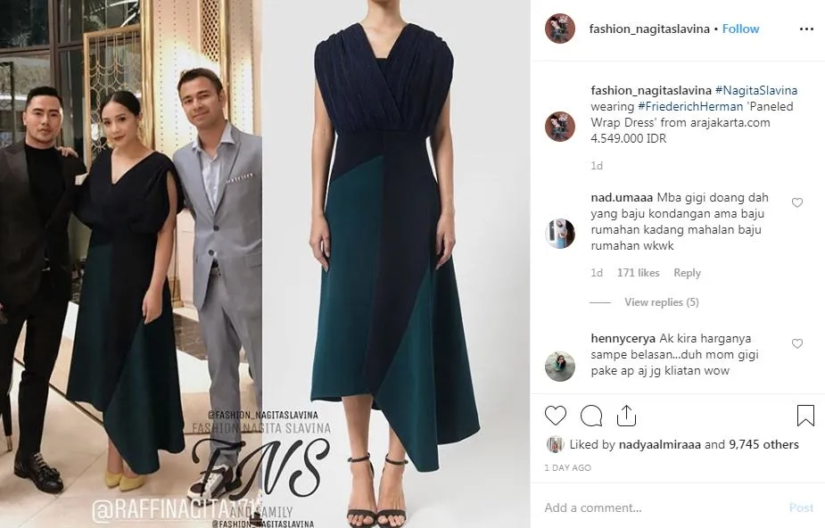 Credit: Instagram © fashion_nagitaslavina