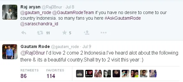 Ini dia bocoran yang diberikan Gautam Rode soal kedatangannya ke Indonesia @twitter.com/gautam_rode