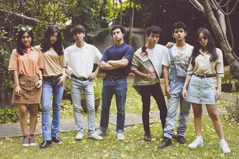 Gaya santai Dilan dkk © Istimewa