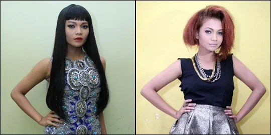 Citra lebih keren dengan rambut hitam lurusnya atau rambut ikal kecoklatan? 