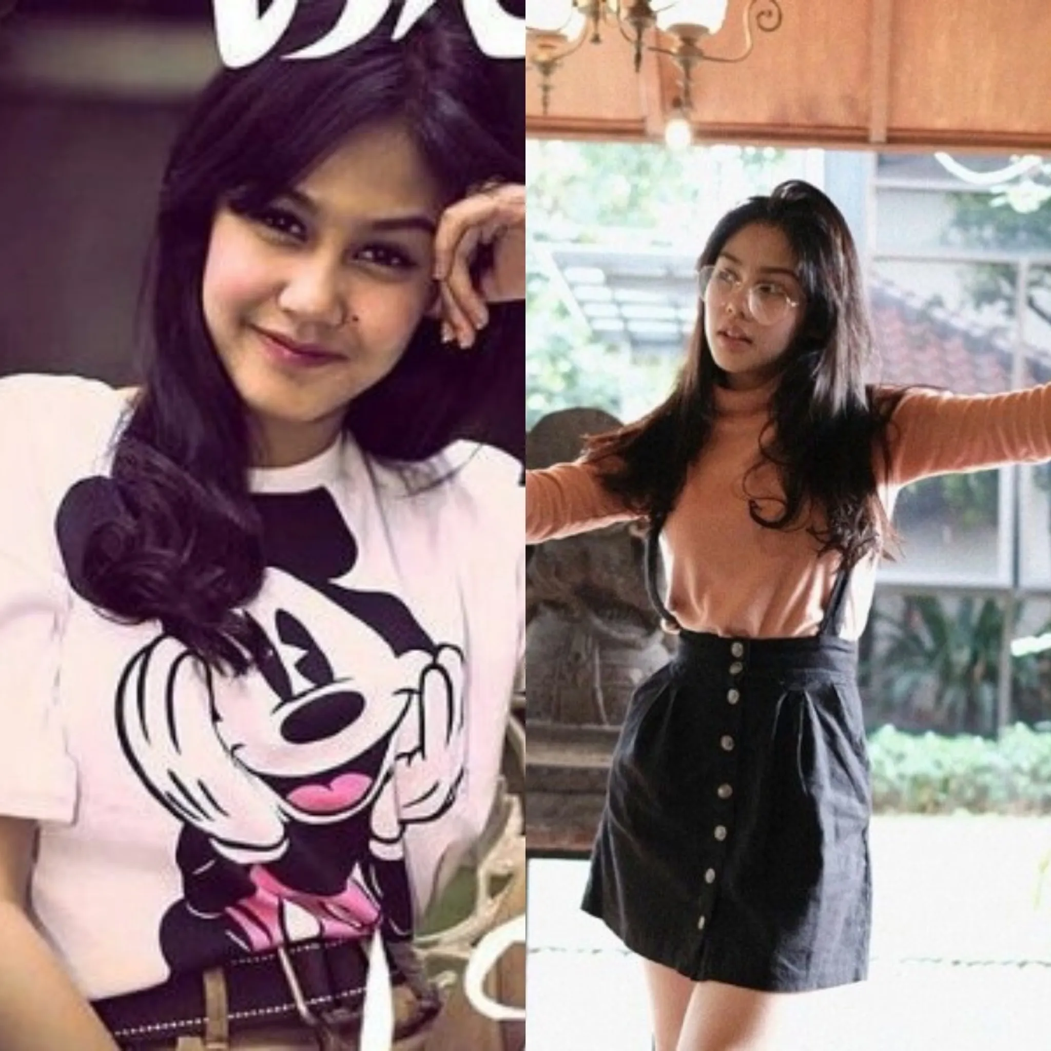 Gaya Milea saat nggak sekolah © Istimewa