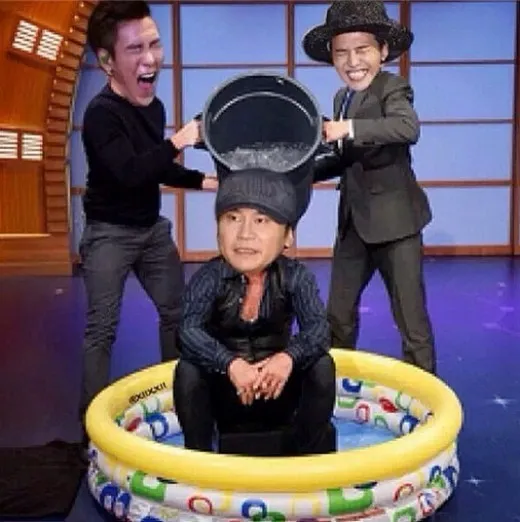 Tantangan Ice Bucket ala G-Dragon