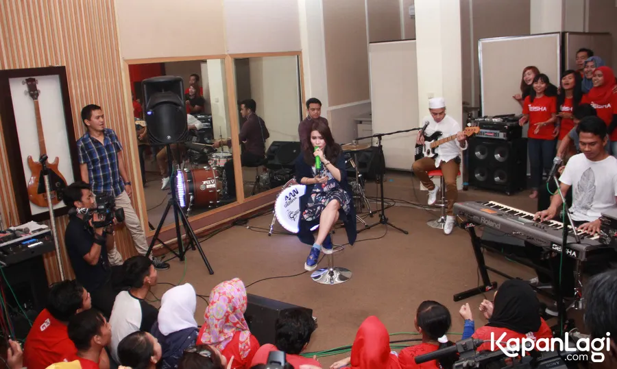 Tak rilis lagu religi, kegiatan Geisha tetap padat © Muhammad Akrom Sukarya